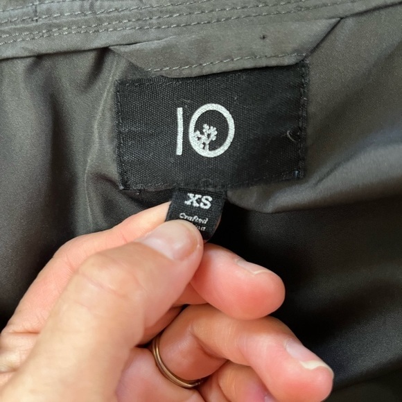 Tentree Long Full Zip Hooded Jacket - Charcoal Grey-Size Xsmall - Picture 12 of 13